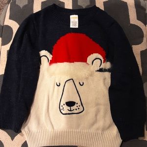Gymboree Boy's 3T Christmas Polar Bear Sweater
